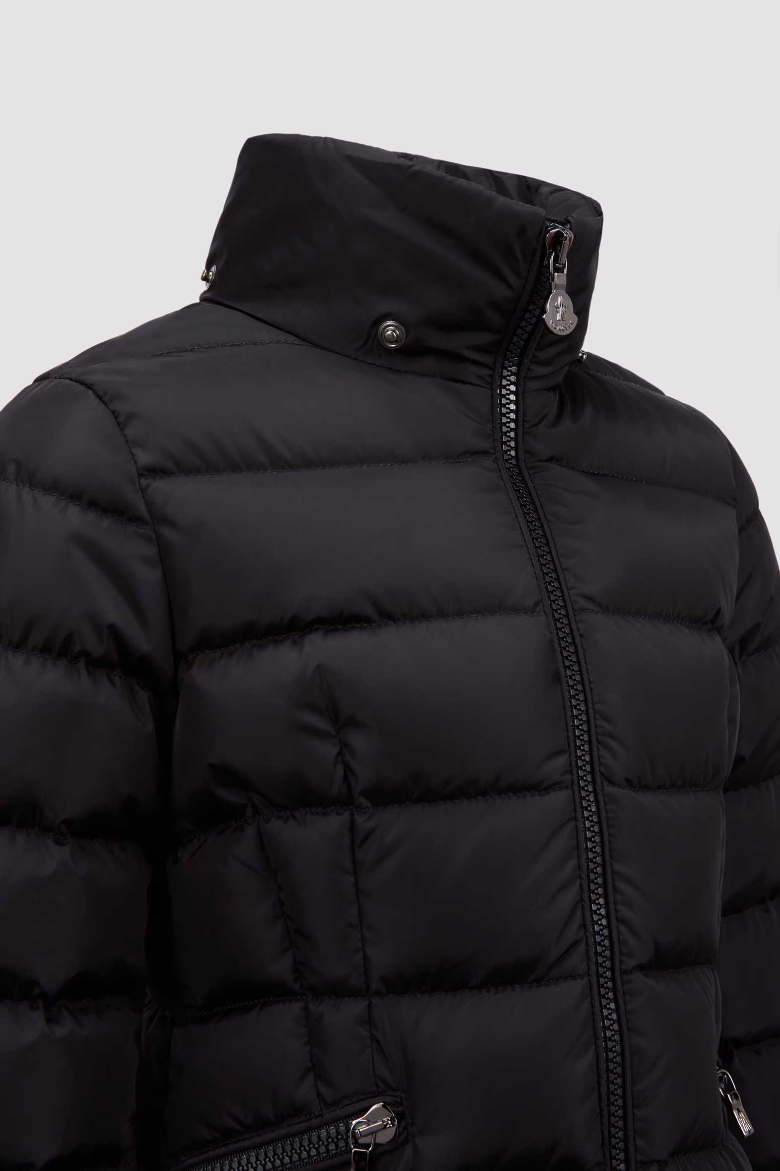Doudoune longue à capuche Charpal Fille Noir Moncler 6